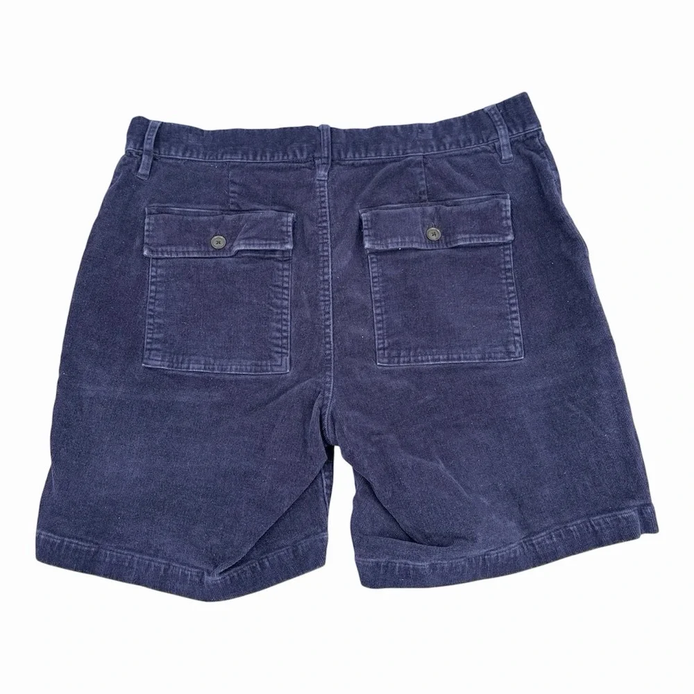 Taylor Stitch Shorts Men's 35 Navy Corduroy Trail Short 8